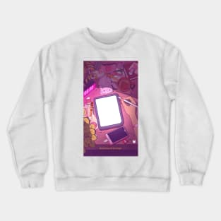 Bunny working Crewneck Sweatshirt